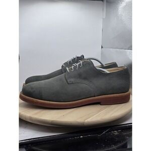 Mens Size 12 - Walk Over Suede Derby Shoes Olive Lace Up Oxford Made in USA‎
